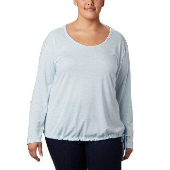 Columbia Pullover Dames, Kickin It Solid Plus Size Blauw, 04OZPFDTU